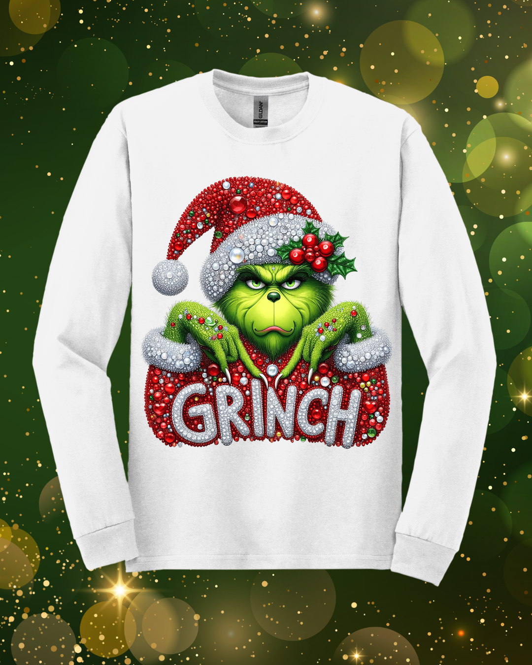 Glitter Grinch Sweater