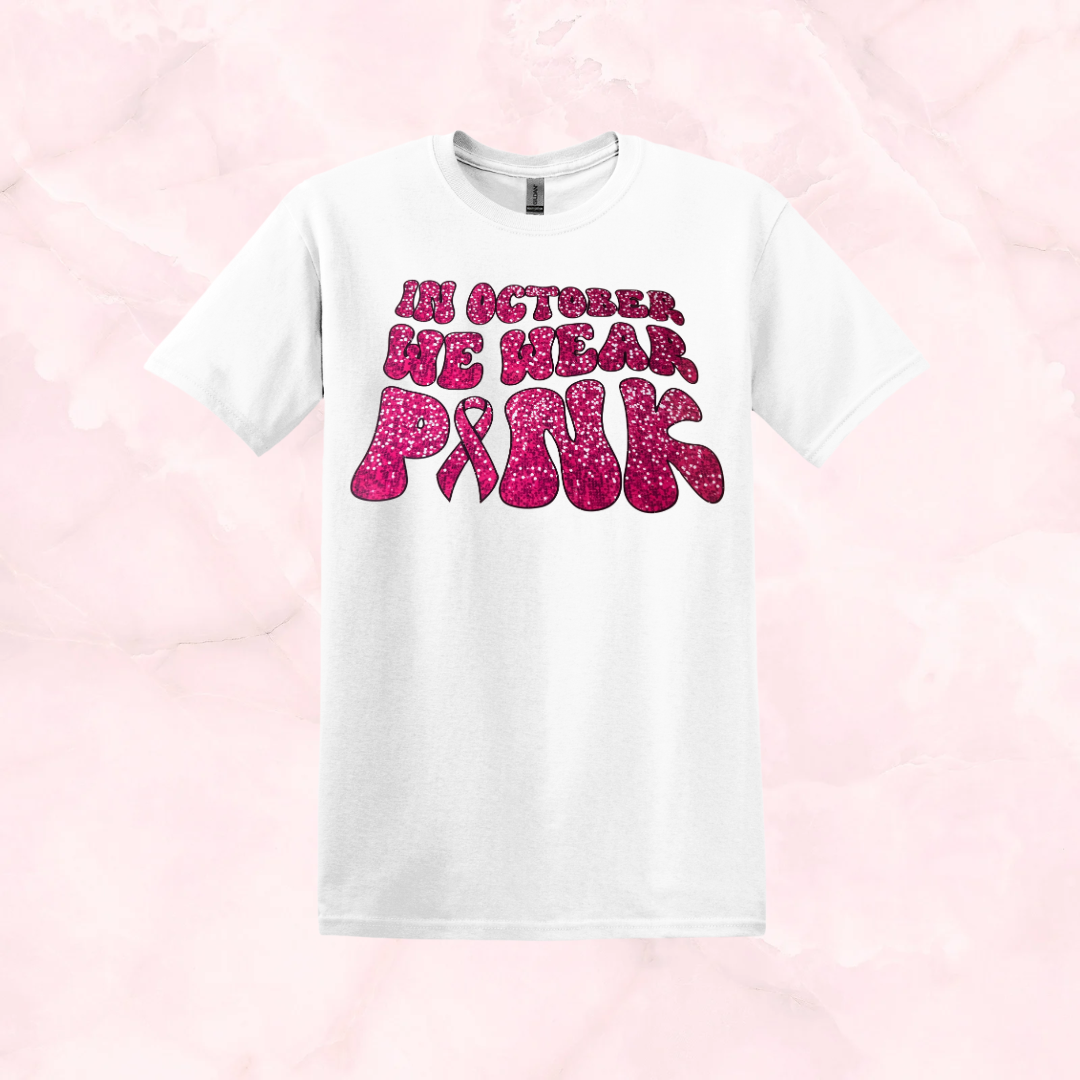 In October We Wear Pink Sparkle