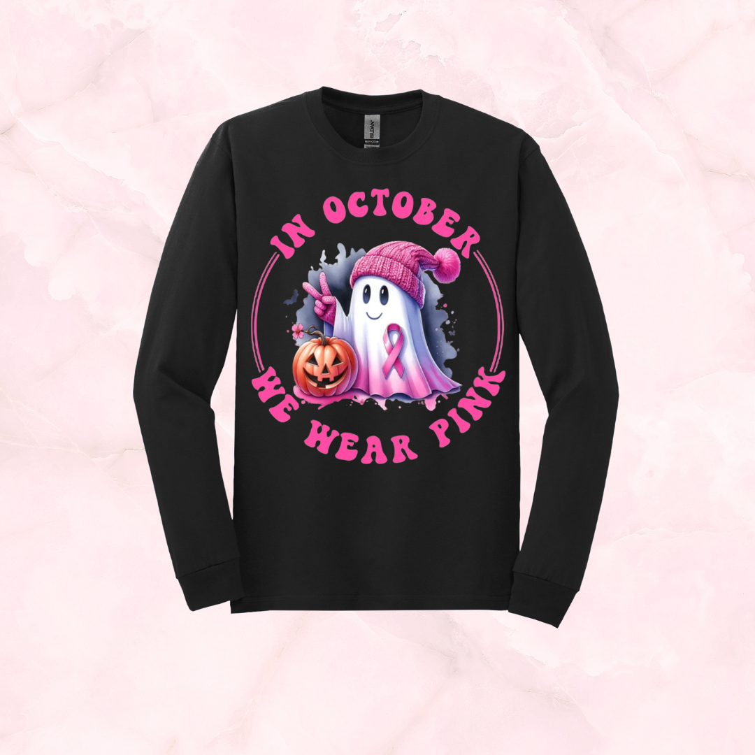 In October We Wear Pink Ghost Style