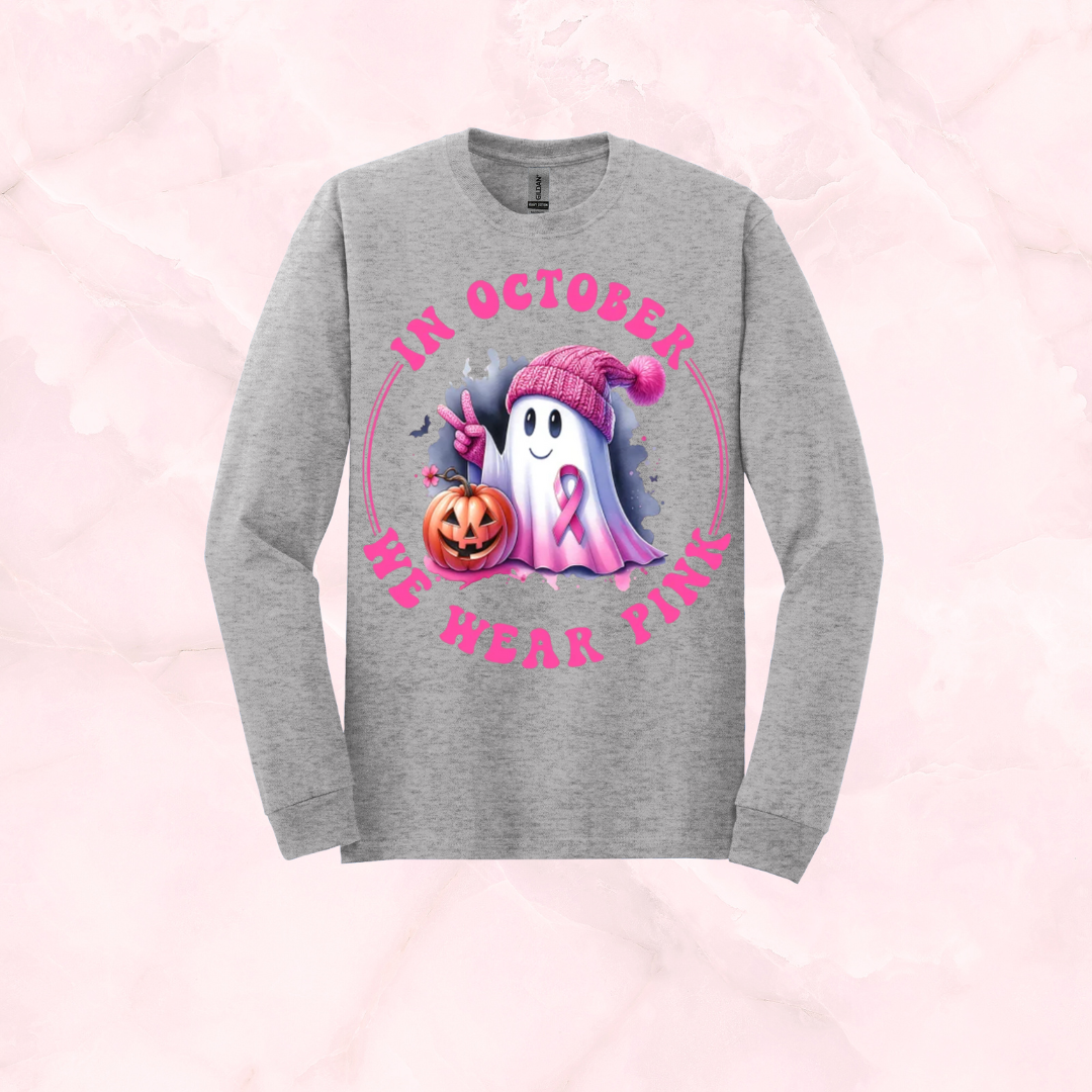 In October We Wear Pink Ghost Style