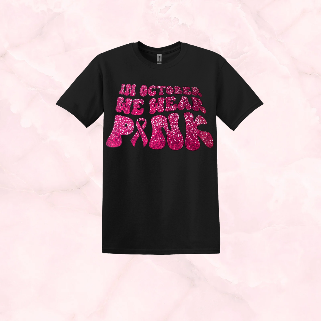 In October We Wear Pink Sparkle