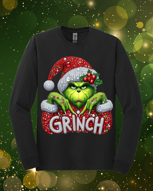 Glitter Grinch Sweater