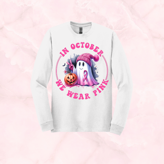 In October We Wear Pink Ghost Style